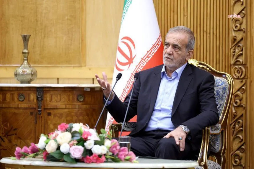 İran Cumhurbaşkanı Pezeşkiyan: İran komşu ülkelere saldırmadı, ABD askeri üslerini hedef aldı